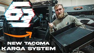 TOYOTA TACOMA BACK SEAT STORAGE! | 63 Industries - Karga System