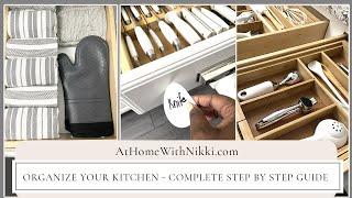 Organize Your Kitchen | A Step By Step Guide