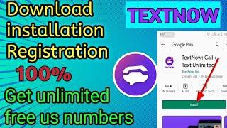 TEXTNOW || How to download and install TEXTNOW app from play store