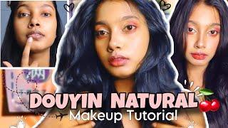The easy and quick Douyin makeup tutorial on   Indian skin tone #makeup #beauty #yt #hacks