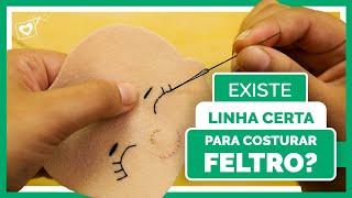 Existe Linha Certa pra Costurar Feltro? | com Tuuthy Teixeira