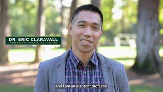 Meet the Faculy, Dr. Eric Clarravall—Literacy and Special Education Professor