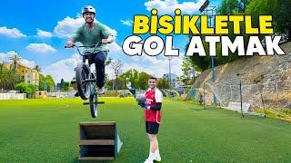 BİSİKLETLE GOL ATMAK !! w/@boraltintash