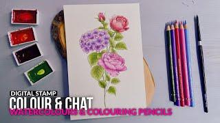 Colour & Chat - Watercolours With Colouring Pencils - Topic: Karen Read Trial