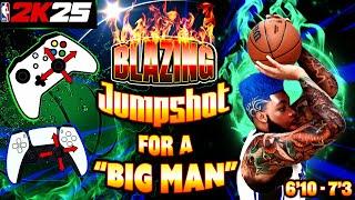 #1 Best Jumpshot 2k25 Unleashed for Bigs in NBA 2k25 (🟢Huge Green Window🟢)