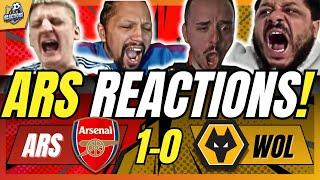 6 ARSENAL FANS REASSUREDREACTION TO ARSENAL 1-0 WOLVES | PREMIER LEAGUE FAN REACTIONS