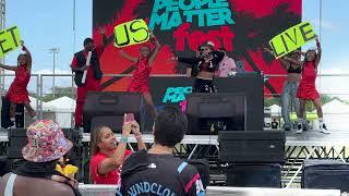 Queen K & BMMG performs at People Matter's Fest '24 presented by 103.5 Da Beat Radio station.