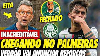 DYBALA no PALMEIRAS! VERDÃO FECHANDO COM MAIS um REFORÇO! 120 MILHÕES de REAIS por ANDREAS PEREIRA