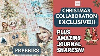 NEWS FLASH!!!  Christmas Collaboration EXCLUSIVE!  Plus AMAZING JOURNAL SHARES