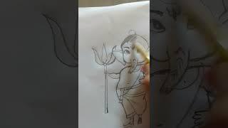 Ganesh draw Aditya amola art and crafts