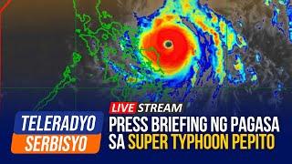 LIVE: PAGASA 11AM press briefing on super typhoon Pepito | 16 November 2024