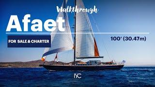 AFAET I Walkthrough onboard the luxury Jongert sailing yacht I For sale and charter with IYC