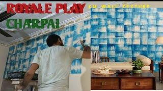 royale play charpai design #painting #royaleplaytexture #art //by//Km Wall texture 