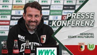 21/22 // Pressekonferenz vor #FCAWOB // Weinzierl und Gouweleeuw