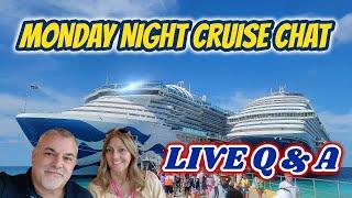 LIVE Cruise and Travel Chat with Real Time Q&A