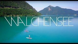 Walchensee (Kochel am See) Bayern - Bavaria - Summer - Alps - 4K Drone Footage