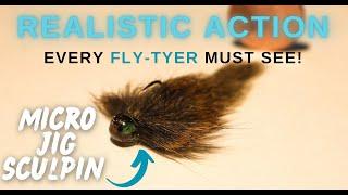 Fly Tying 101: MICRO JIG SCULPIN - REALISTIC ACTION Every Fly Tyer Needs to See