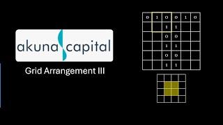 Akuna Capital quant interview problem | Grid arrangement III