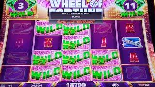 $40 Max Bet NEW Wheel of Fortune Slot Machine Jackpot Handpay High Limit Bonus