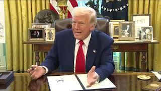 Trump Executive order pauses tariffs on countries for 90 days raises the levy on China to 125%