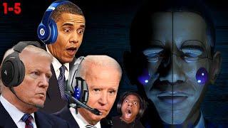 US Presidents Play Five Nights At Obama's 1-5 (Full Game)