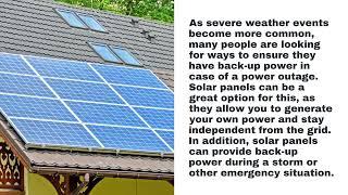 Expeditors Roofing and Solar - Benefits of having a Solar Panel