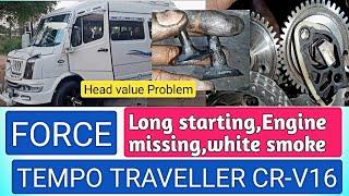 Tempo Traveller CR-V16 Morning Time very Long Starting Head value Leak Problem