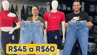 CALÇAS JEANS MASCULINAS E FEMININAS ATÉ O PLUSSIZE / COMPRE NA FÁBRICA.