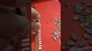 kundan Stone Sticking Tips For Begginners #shorts #aariwork #blousedesign #youtubeshorts
