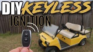 How To Install Remote Wireless Ignition Key Switch on Golf Cart | Golf Cart Security