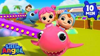 Theme Park Adventure!  | Little Angel | Community Corner | Kids Sing and Play