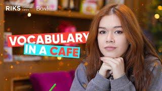 VOCABULARY IN A CAFE | Learn new words related to coffee houses and restaurants.