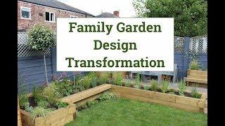 Family garden design transformation