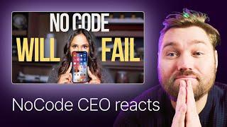 NoCode CEO reacts to “NoCode is a trap”