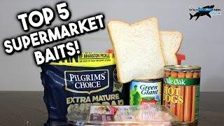 TOP 5 SUPERMARKET FISHING BAITS!!