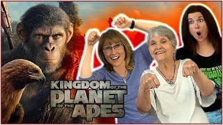 FIRST TIME WATCHING!! KINGDOM OF THE PLANET OF THE APES | GROUP REACTIONS & REVIEW