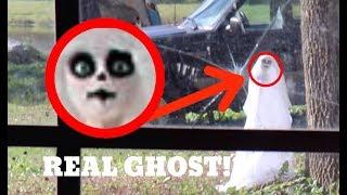 I FOUND A REAL LIFE HALLOWEEN GHOST! *It Kept Moving* OMG