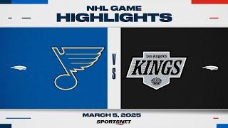 NHL Highlights | Blues vs. Kings - March 5, 2025