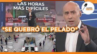 EL PELADO TREBUCQ AL BORDE DE LAS LÁGRIMAS POR LA TRAGEDIA DE BAHÍA BLANCA: "PERSONAS DESAPARECIDAS"