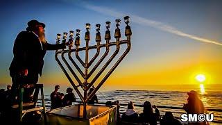 Hanukkah’s Grand Finale: Menorah Lighting Brightens Santa Monica Pier on New Year’s Day