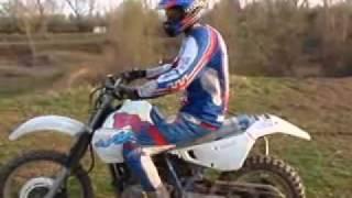 Jumping a Suzuki DR 650 at Motocross track !