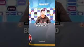 DON'T WEAR A BRAND  ~ Cristiano Ronaldo  Attitude status  ~ motivation whatsapp status