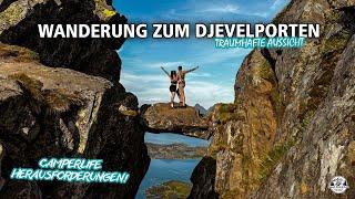 Wanderung zum Djevelporten ️ Traumhafte Aussicht & Camperlife-Herausforderungen | Travel Temptation