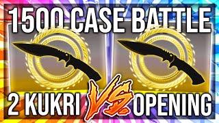 OUR MOST INTENSE CASE BATTLE EVER (1500 CASES)