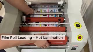 Sysform AUTO-350 Fully Automatic Roll Laminator - Tutorial (***Timestamps & English Subtitles***)