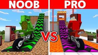 Minecraft NOOB vs PRO: SUPER MEGA RAMPE BAU CHALLENGE