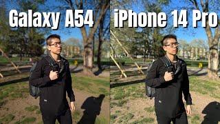 Samsung Galaxy A54 vs iPhone 14 Pro Camera Comparison