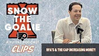Could Flyers Look At Offer Sheets & the NHL Cap Might Rise More? | Snow The Goalie Clips