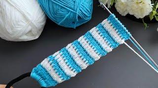 Wow Amazing!.. Very easyTunisian crochet bag handle modelexplanation ️ Hair band, belt model