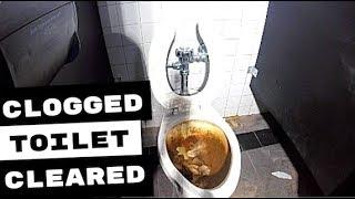 PLUMBING APPRENTICE CLOGGED TOILET LESSON